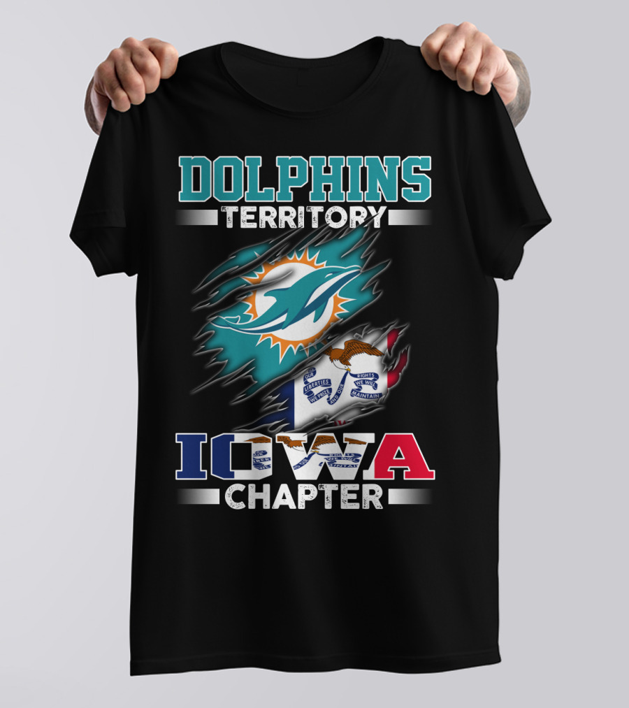 DOLPHINS TERRITORY IOWA CHAPTER T-Shirt