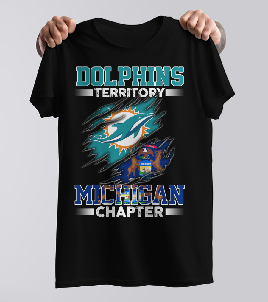 DOLPHINS TERRITORY MICHIGAN CHAPTER T-Shirt