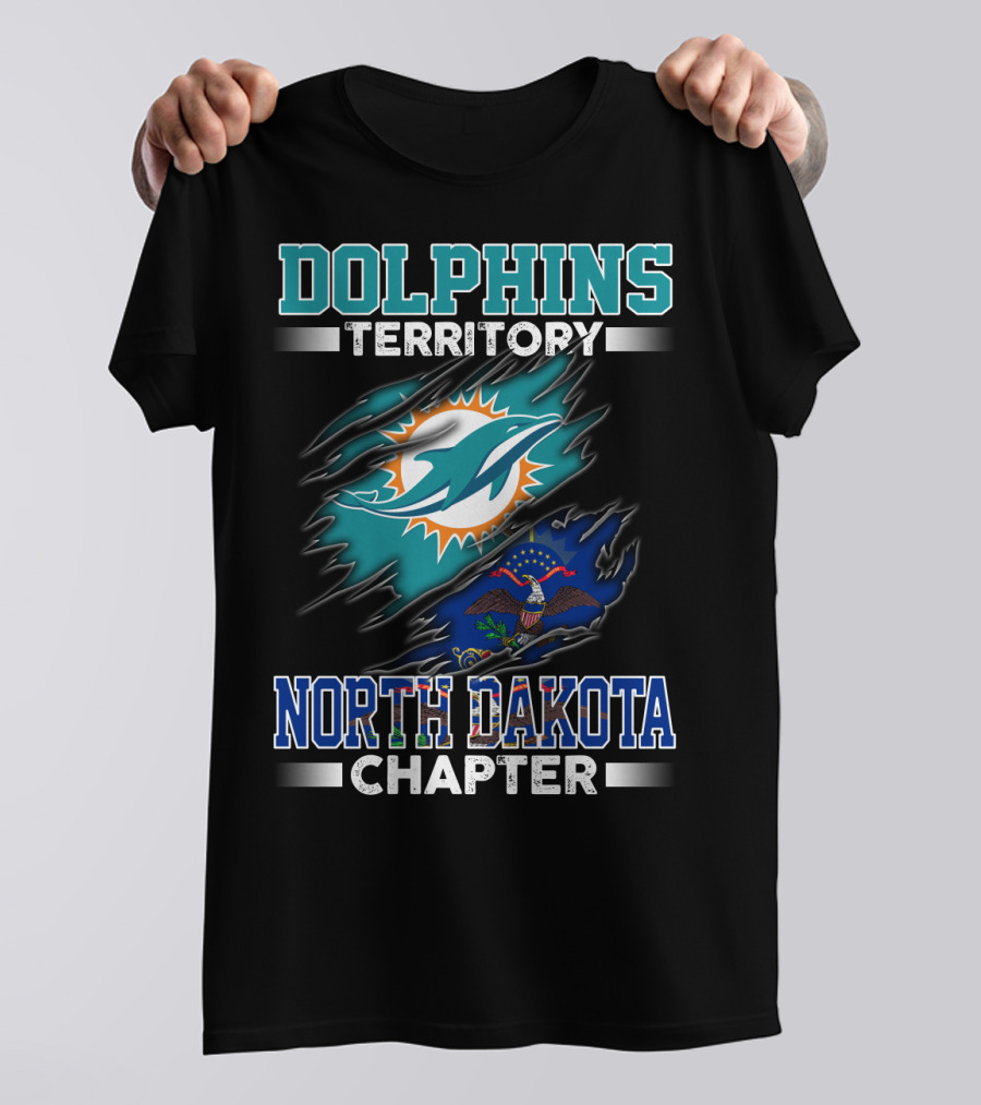 Dolphins Territory North Dakota Chapter T-Shirt