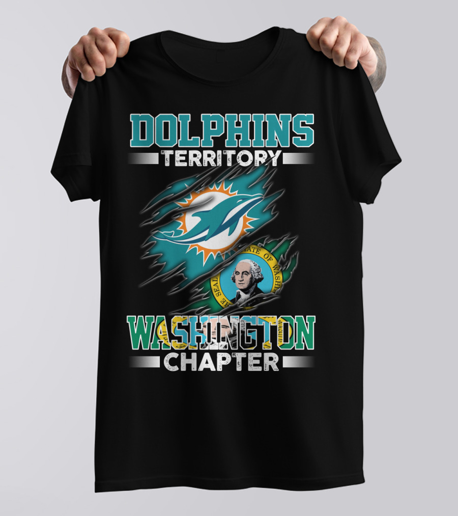 DOLPHINS TERRITORY WASHINGTON CHAPTER T-Shirt