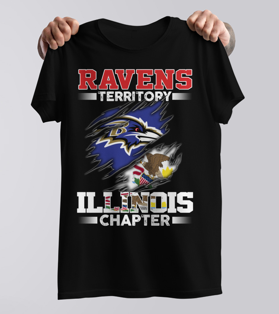 RAVENS TERRITORY ILLINOIS CHAPTER T-Shirt