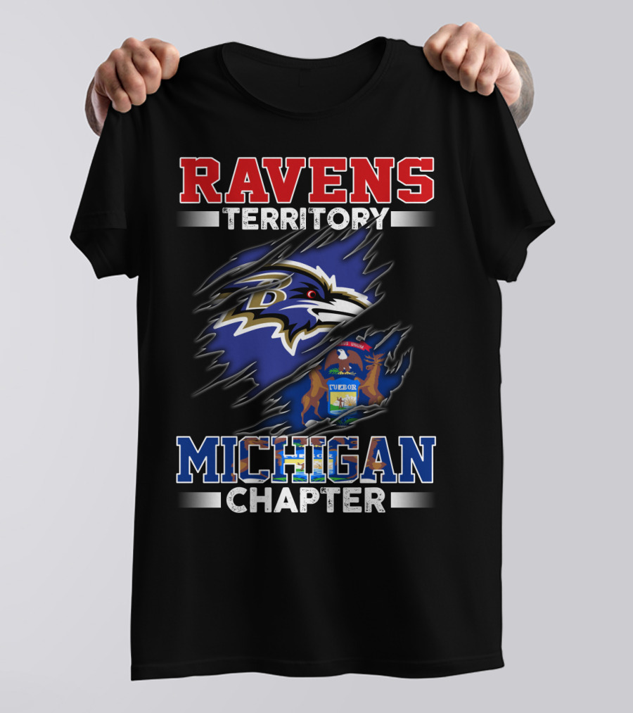 Ravens Territory Michigan Chapter T-Shirt