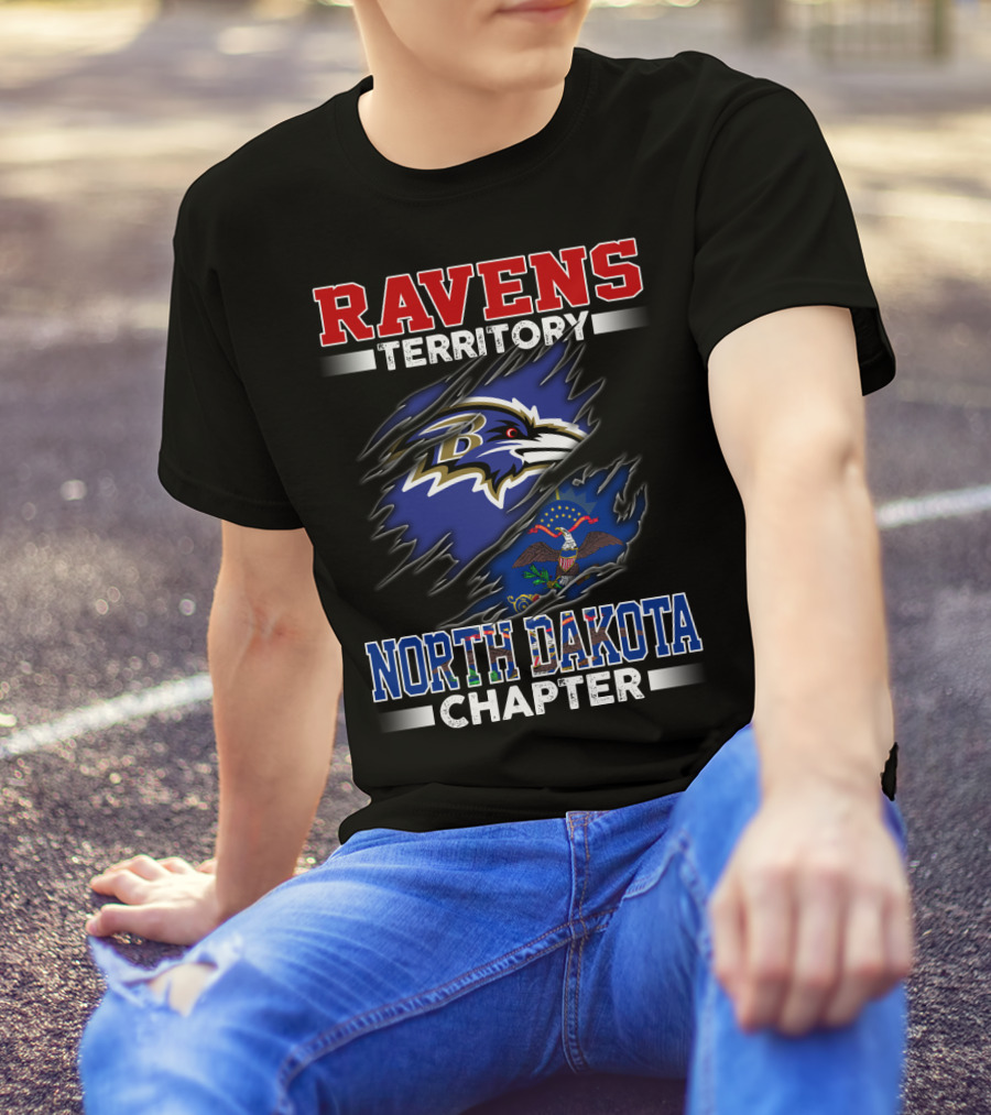 Ravens Territory North Dakota Chapter Ravens T-Shirt