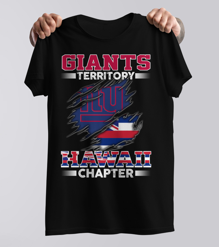 GIANTS Territory Hawaii Chapter NY Logo Flag T-Shirt