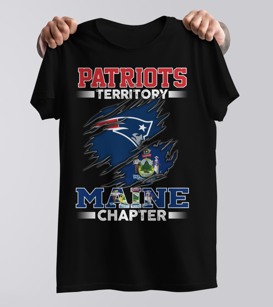 PATRIOTS TERRITORY MAINE CHAPTER Logo Maine T-Shirt