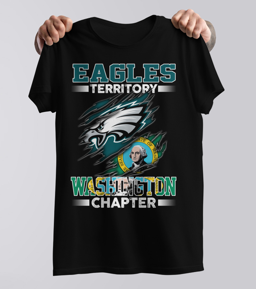 Eagles Territory Washington Chapter State Seal T-Shirt