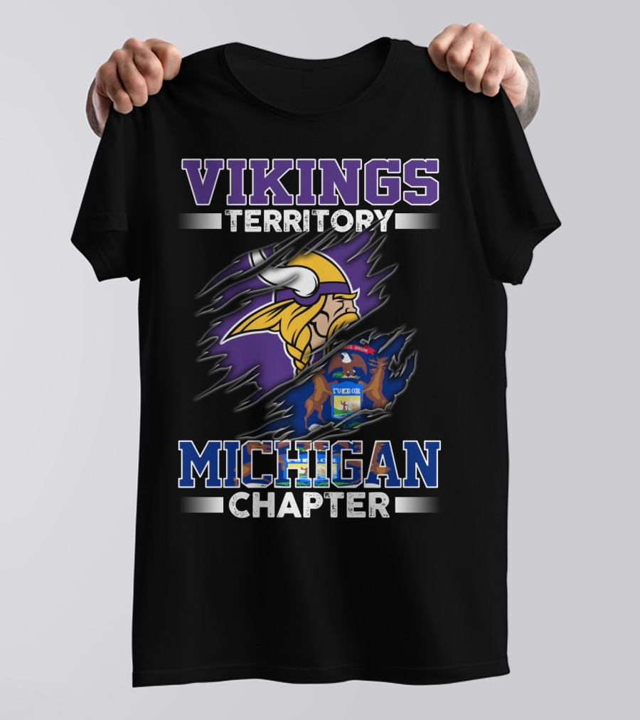 Vikings Territory Michigan Chapter T-Shirt