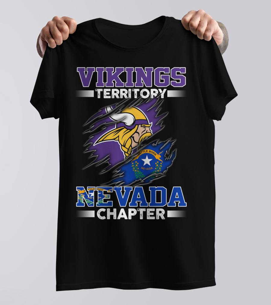 VIKINGS TERRITORY NEVADA CHAPTER BATTLE BORN T-Shirt