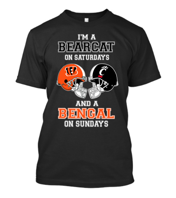 I'm A Bearcat On Saturdays And A Bengal On Sundays T-Shirt