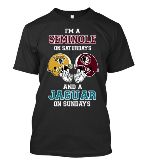 I'm A Seminole On Saturdays And A Jaguar On Sundays T-Shirt