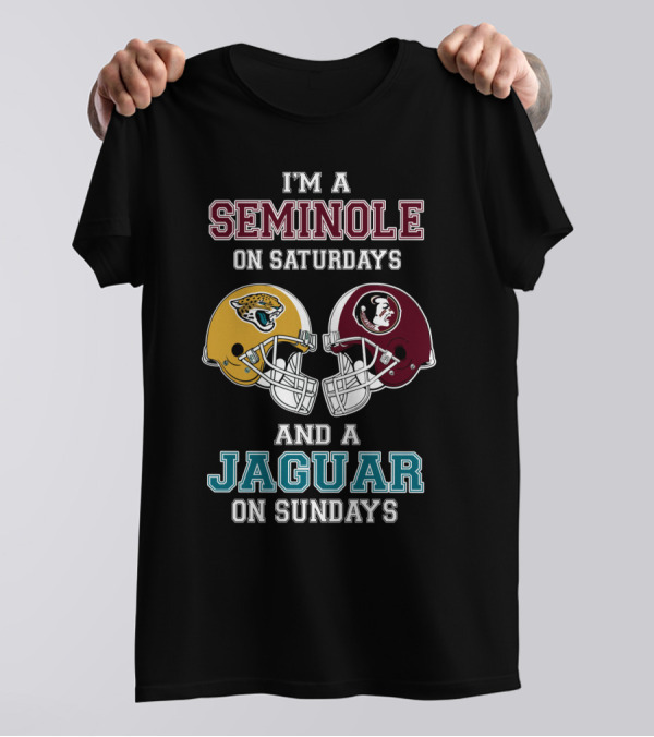 I'm A Seminole On Saturdays And A Jaguar On Sundays T-Shirt