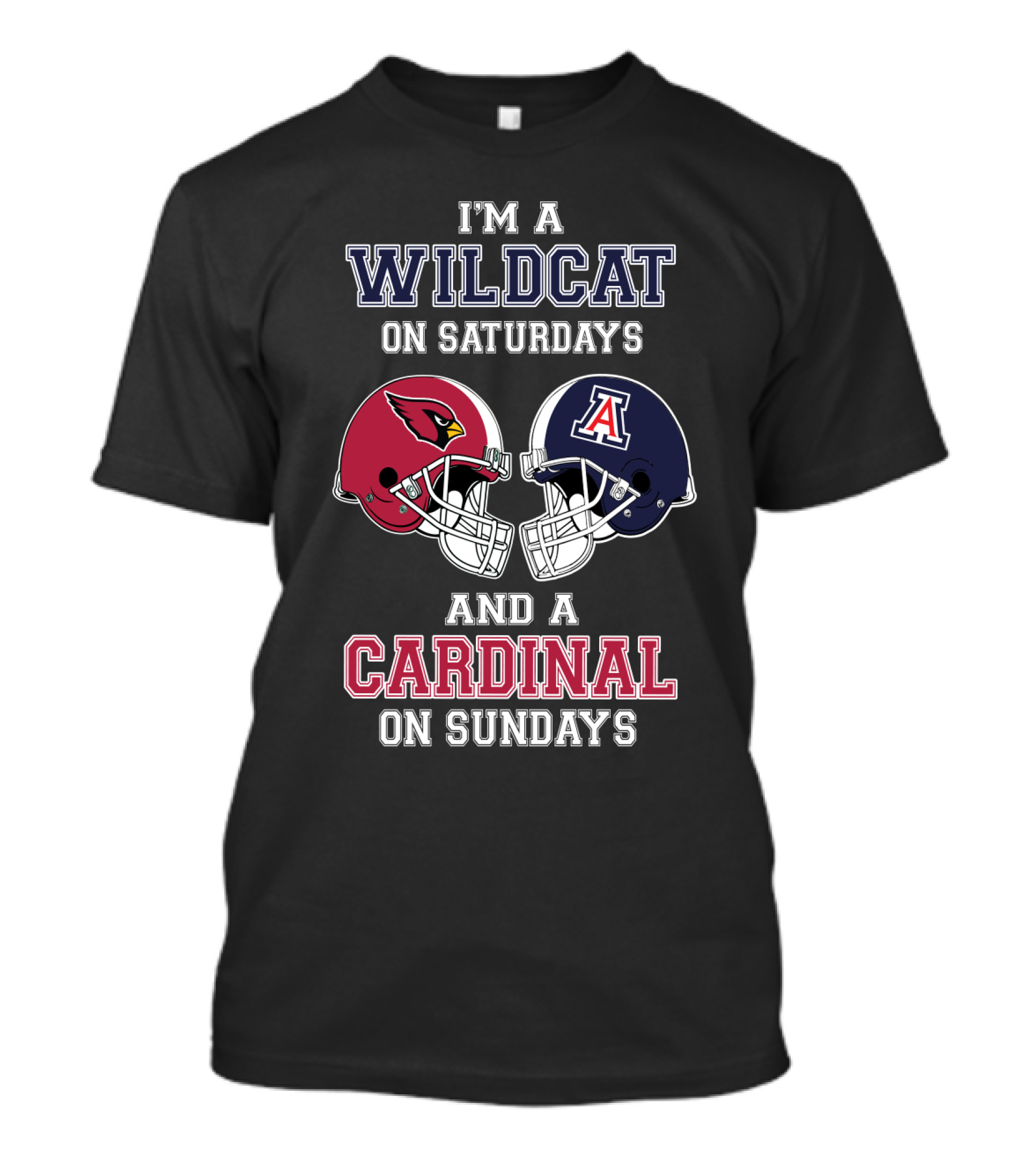 I'm A Wildcat On Saturdays And A Cardinal On Sundays T-Shirt