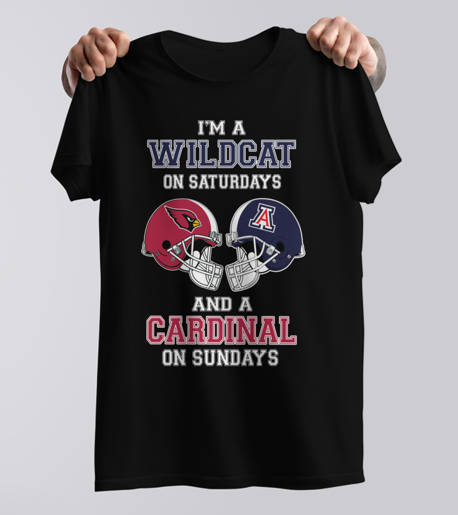 I'm A Wildcat On Saturdays And A Cardinal On Sundays T-Shirt