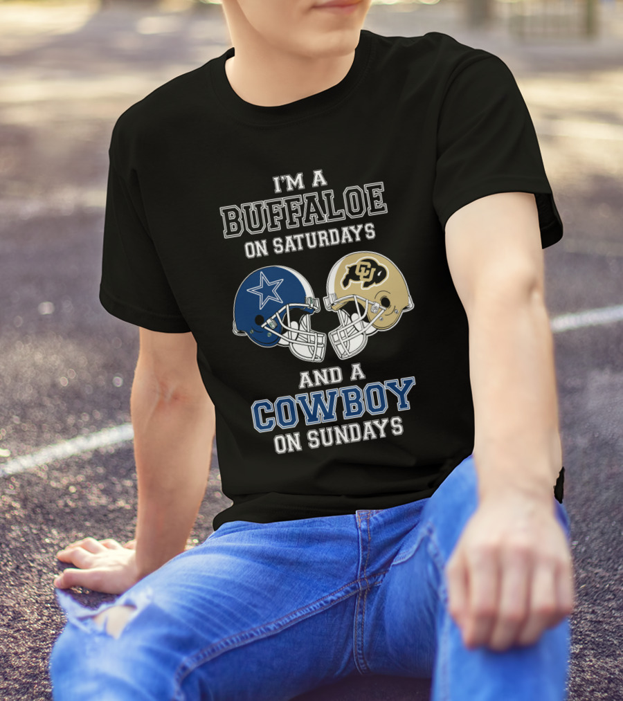 I'm A Buffaloe On Saturdays And A Cowboy On Sundays T-Shirt
