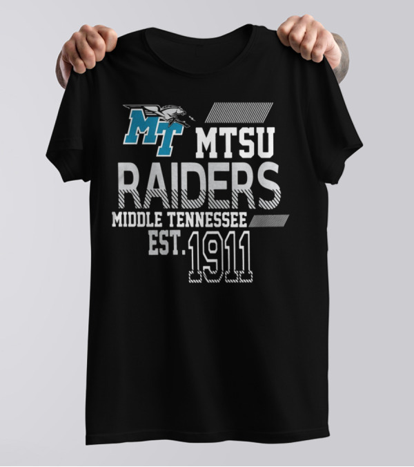 MTSU Raiders Middle Tennessee MT EST1911 T-Shirt