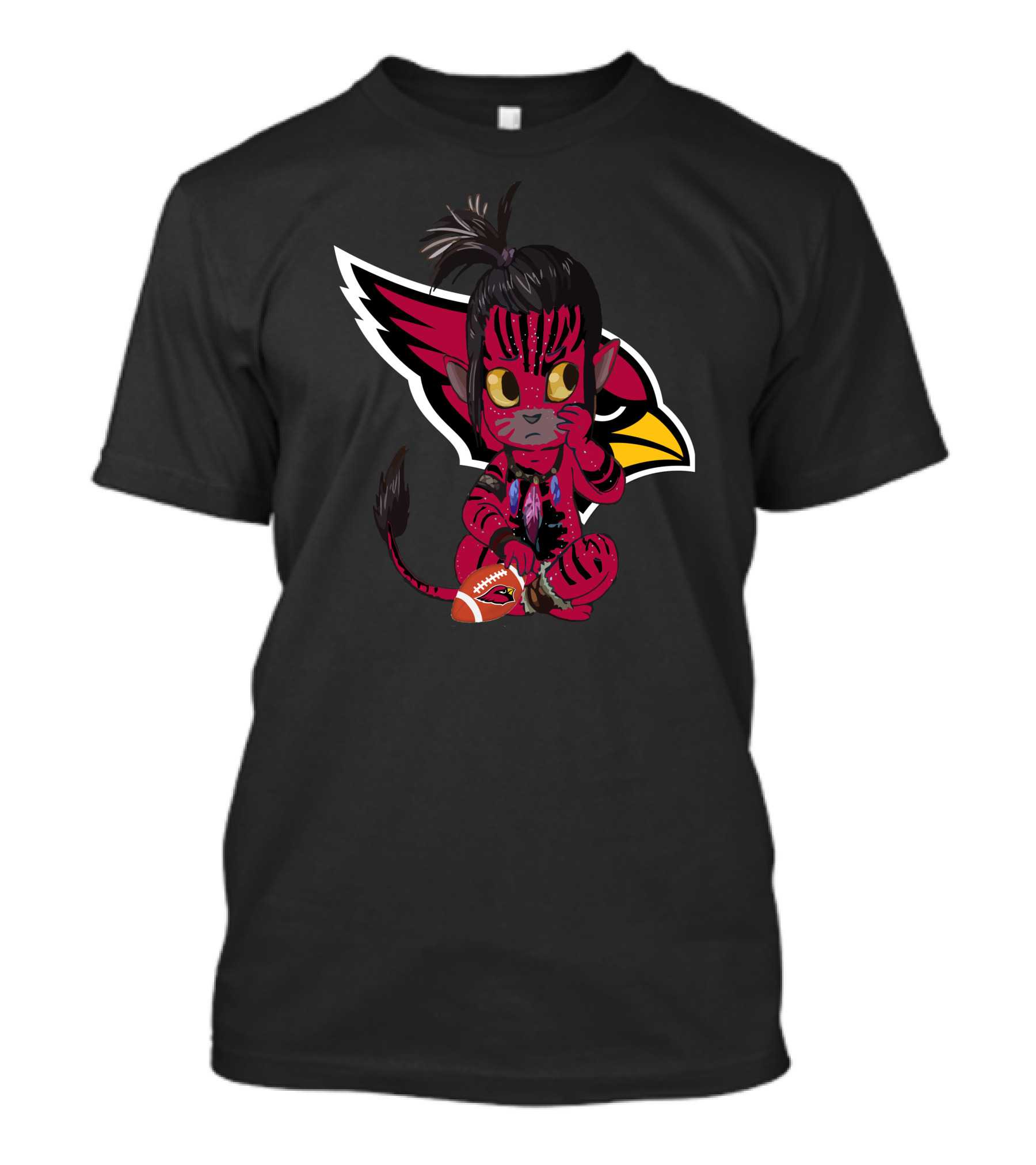 AVATAR CARDINALS FOOTBALL CREATURE WITH TEAM T-Shirt