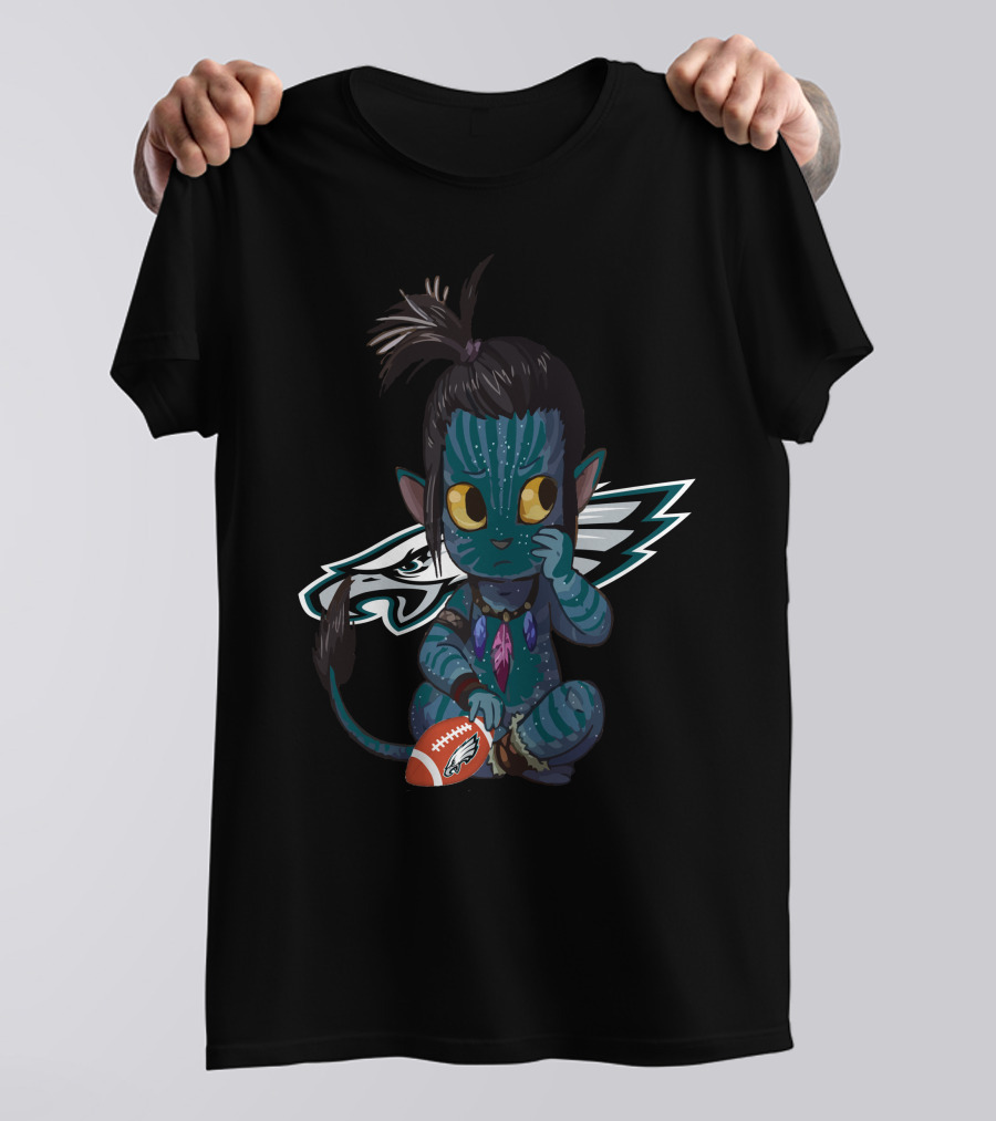 Philadelphia Eagles Avatar Na'vi Crossover Football Fan T-Shirt