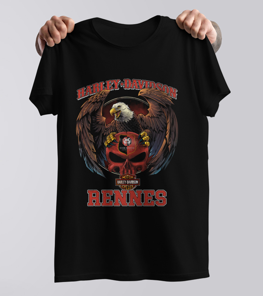 Harley Davidson Stade Rennais Motor Cycles Rennest T-Shirt