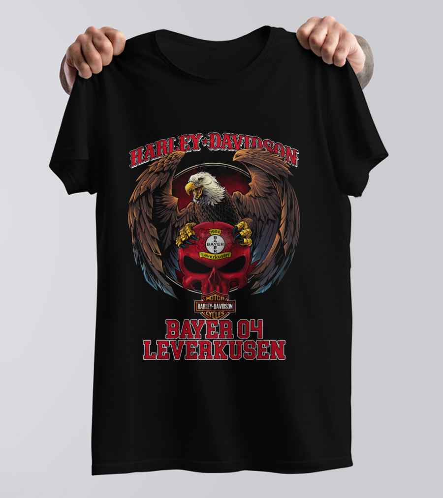 Harley Davidson Eagle Bayer 04 Leverkusen T-Shirt