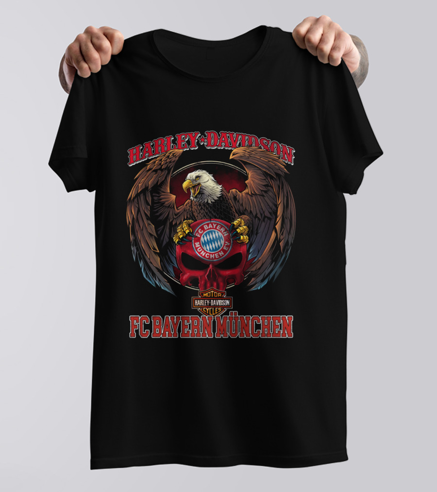 Harley Davidson Fc Bayern München Eagle T-Shirt