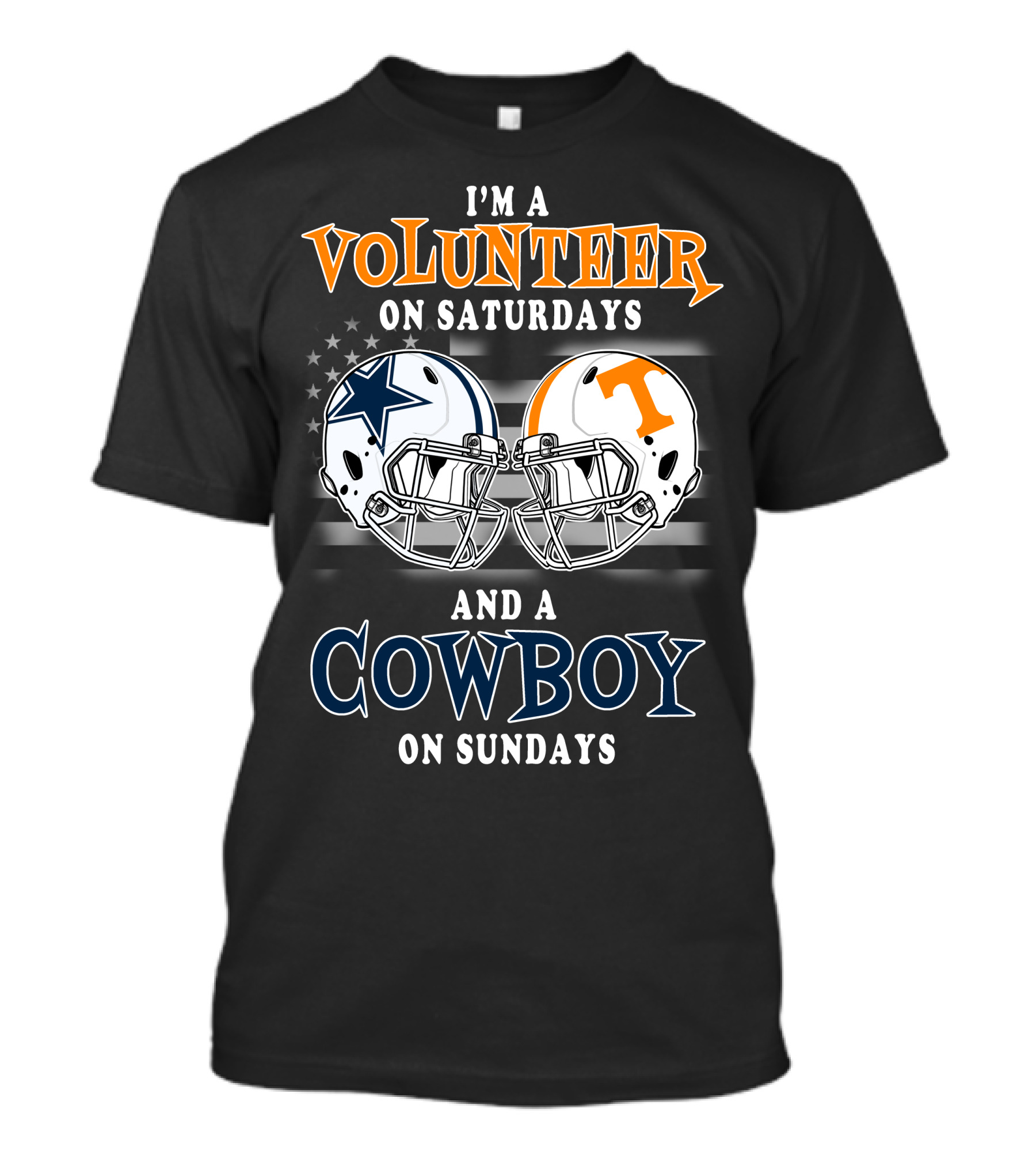 I'm A Volunteer On Saturdays And A Cowboy On Sundays T-Shirt