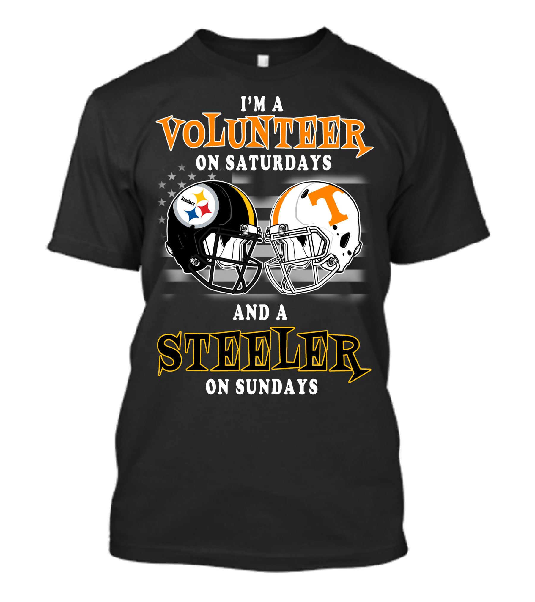 I'm A Volunteer On Saturdays And A Steeler On Sundays T-Shirt
