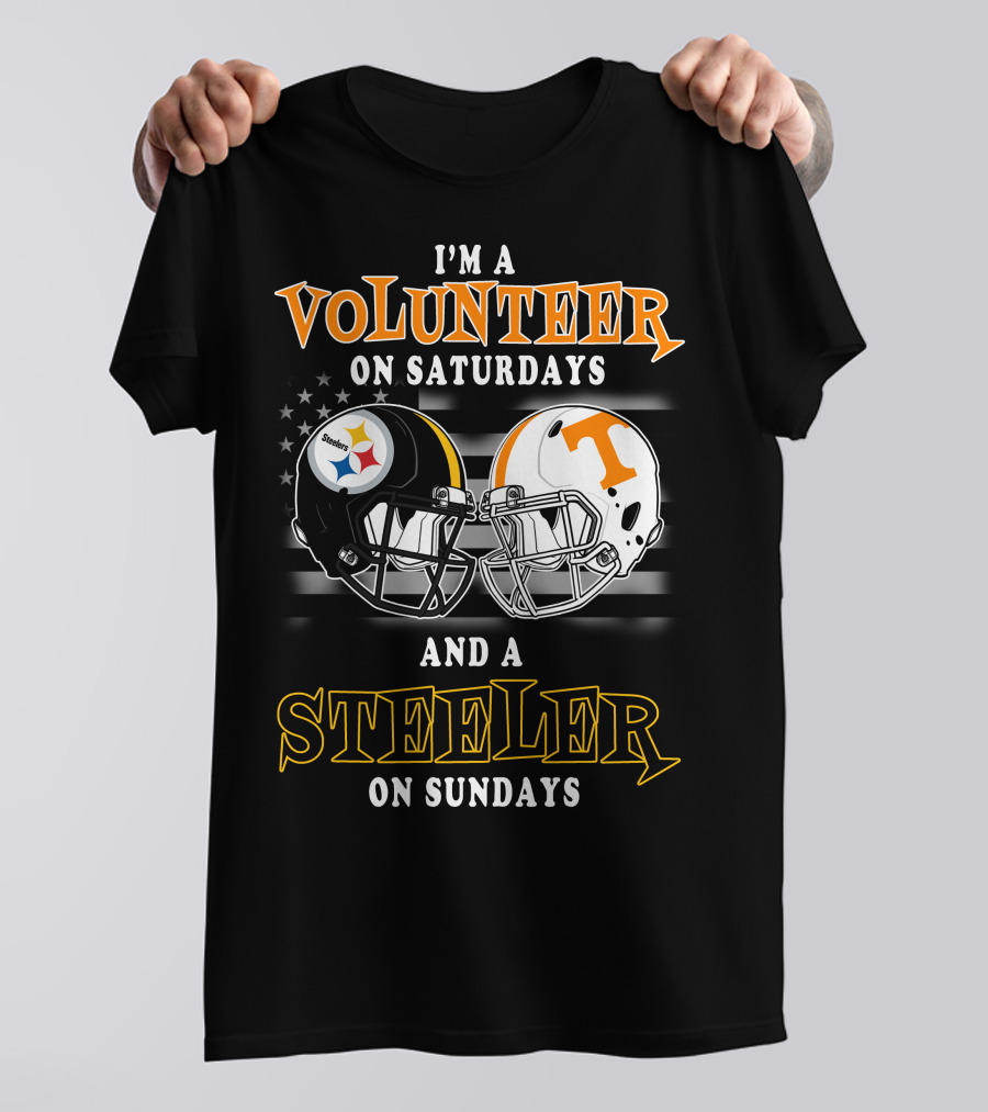 I'm A Volunteer On Saturdays And A Steeler On Sundays T-Shirt