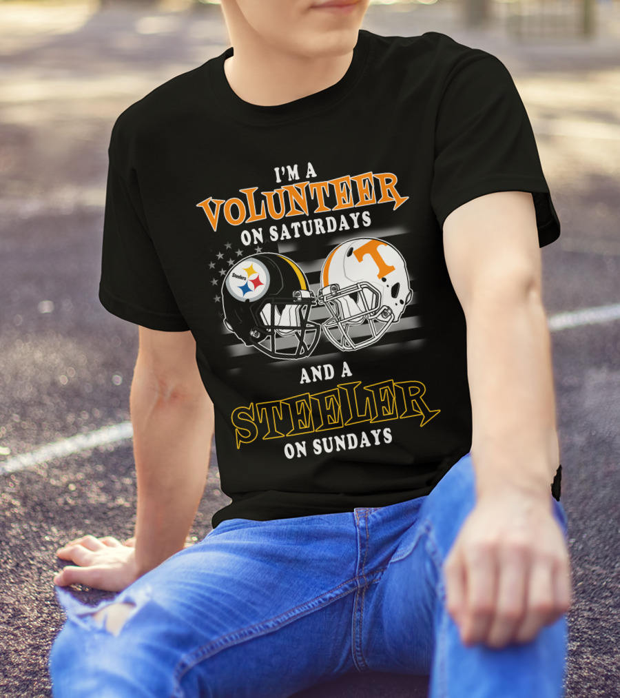I'm A Volunteer On Saturdays And A Steeler On Sundays T-Shirt