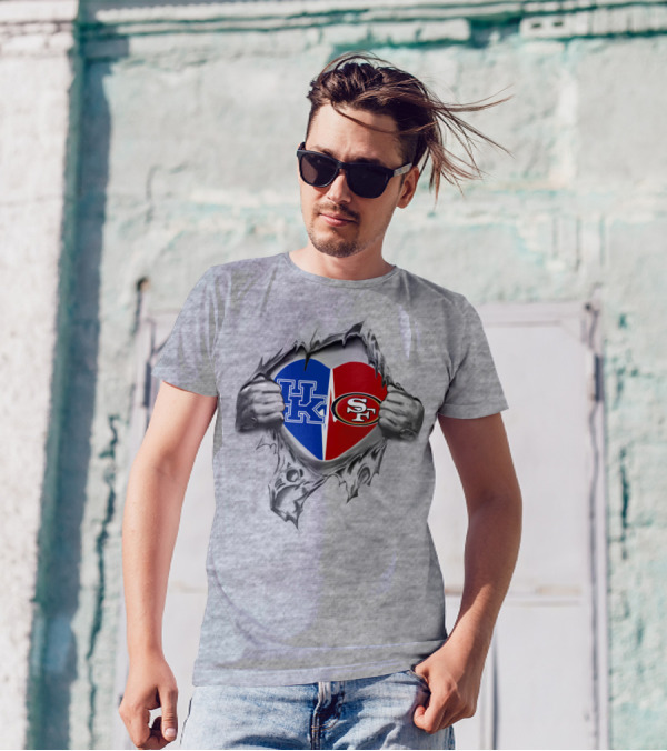 Kentucky Wildcats 49Ers Heart T-Shirt