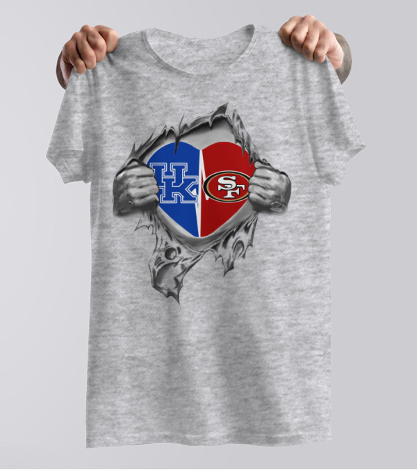 Kentucky Wildcats 49Ers Heart T-Shirt