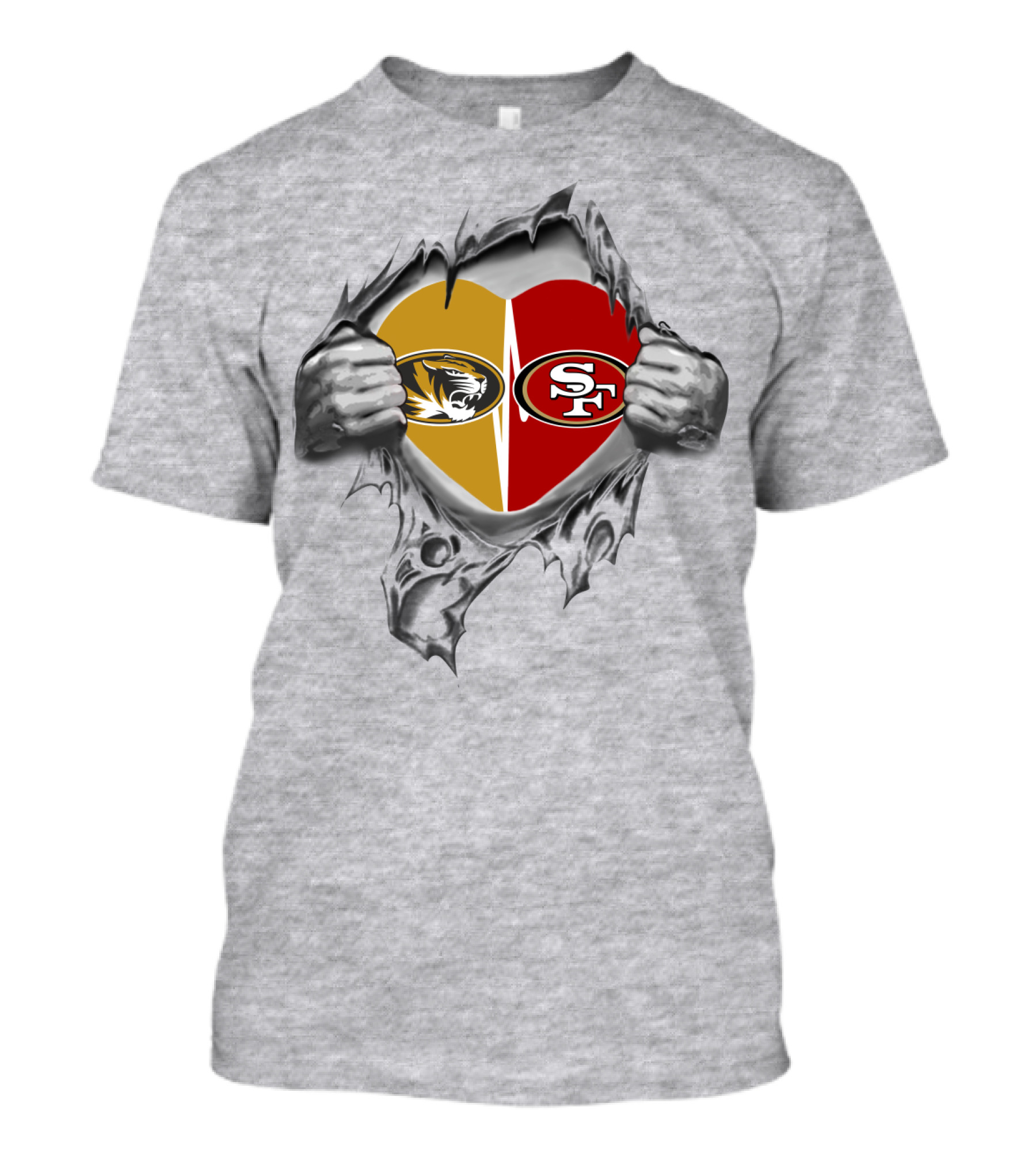 Mizzou Tigers 49Ers Heart T-Shirt