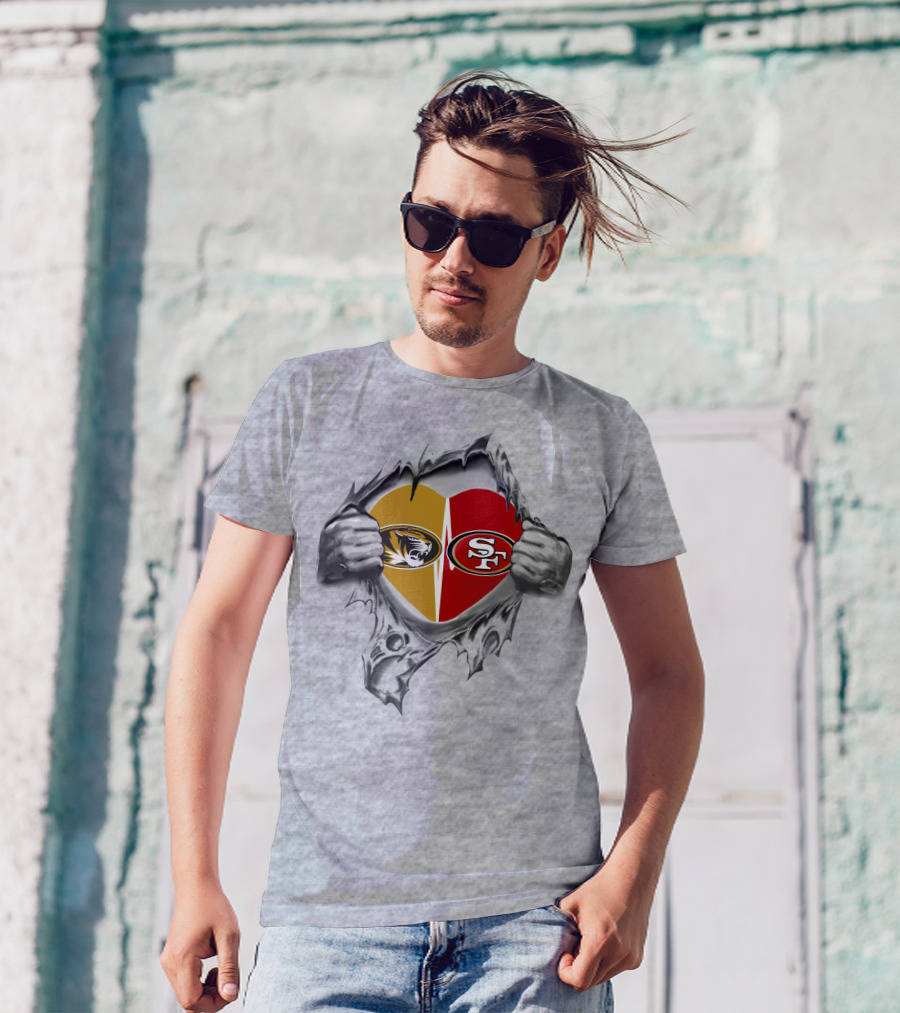 Mizzou Tigers 49Ers Heart T-Shirt