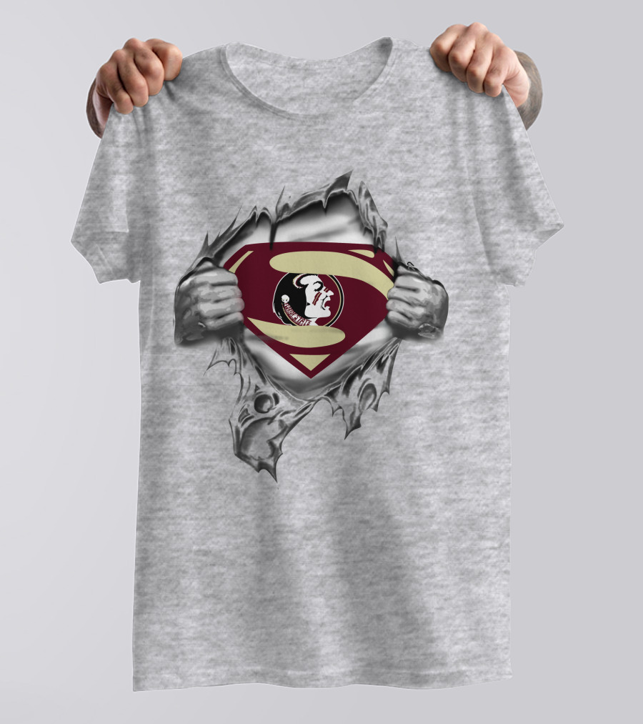 Superman Seminoles Logo Reveal T-Shirt