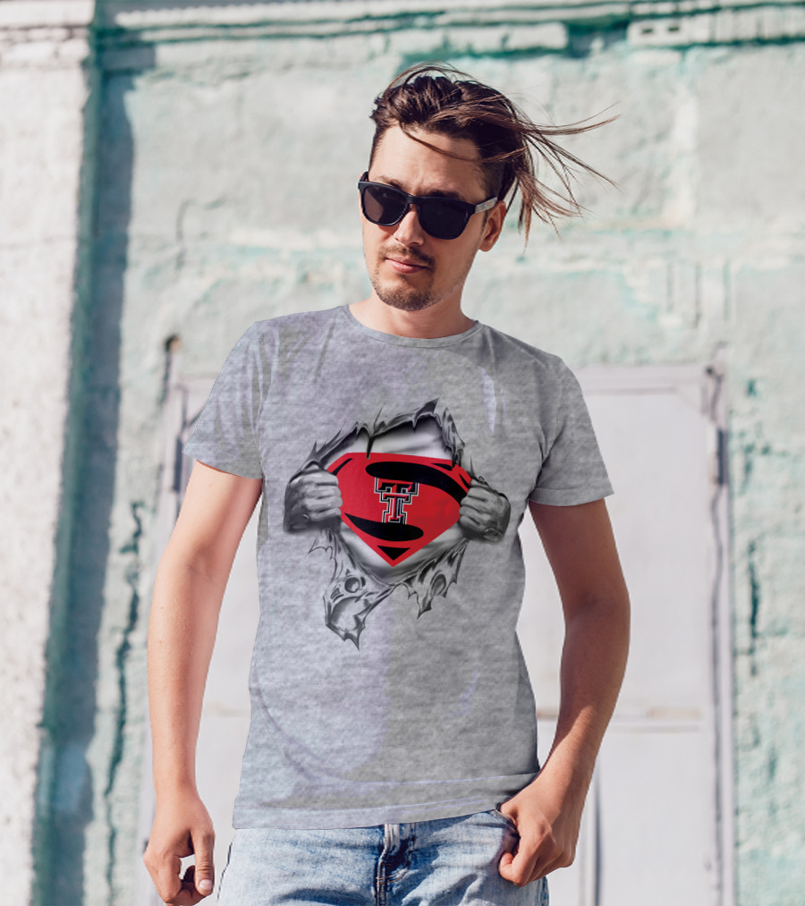 Texas Tech TTU Superman T-Shirt
