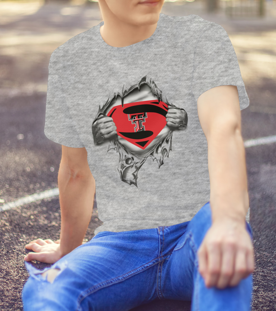 Texas Tech TTU Superman T-Shirt