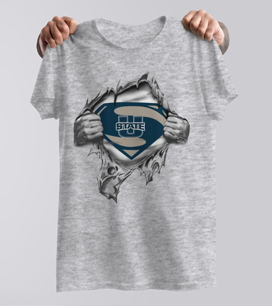 Utah State U Superman T-Shirt