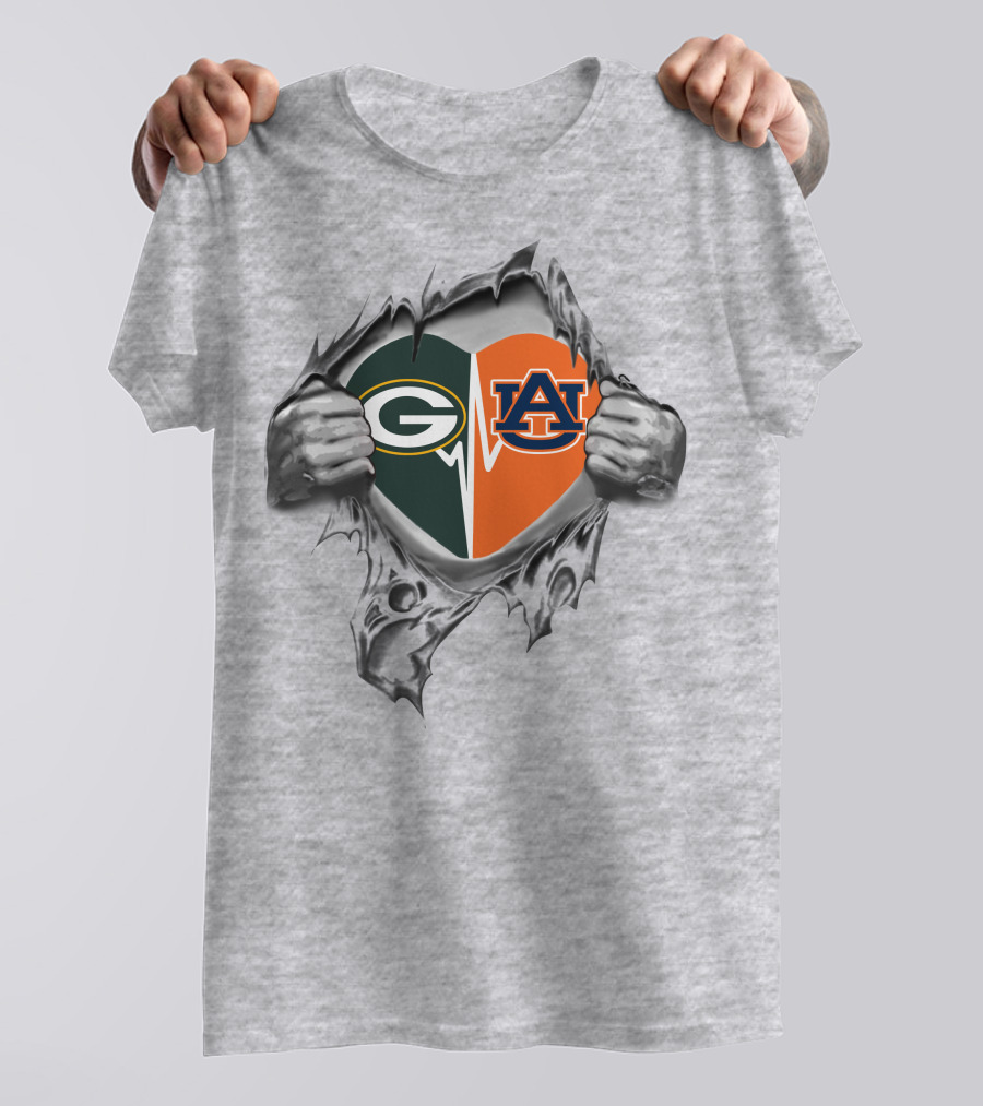 22 Front Packers Auburn Heart Packers T-Shirt