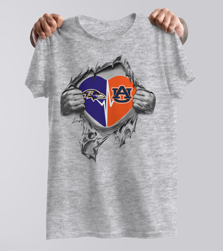 Its In My Heart 29 Ravens Auburn T-Shirt