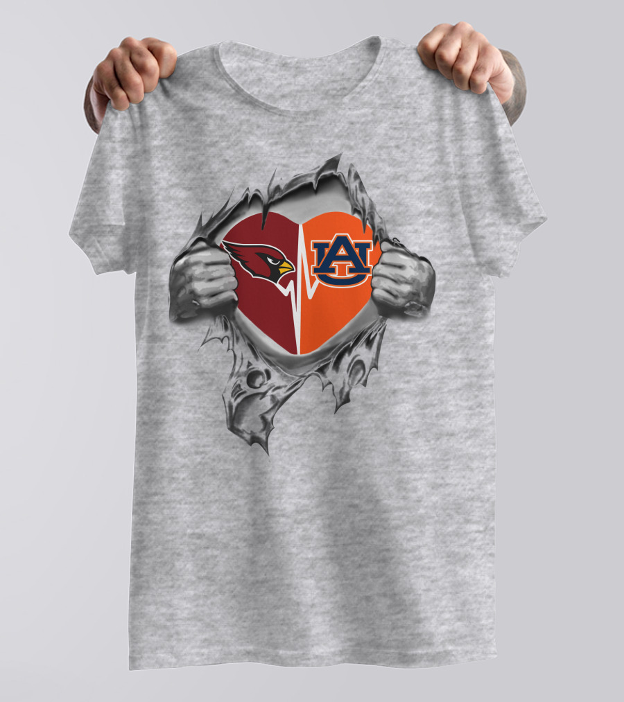 Cardinals Auburn It's In My Heart Dual T-Shirt