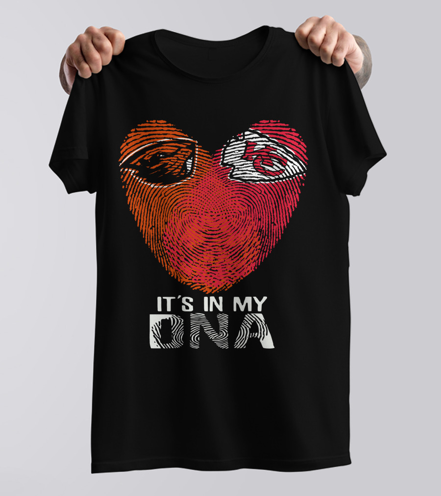 Oregon State Beavers And Kansas City Chiefs It's In My DNA T-Shirt