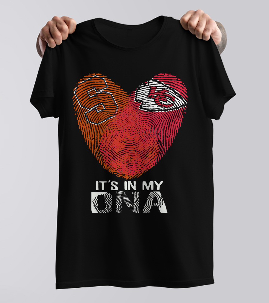 Syracuse Orange Kansas City Chiefs Heart It's In My DNA T-Shirt