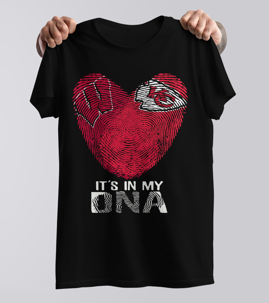 Wisconsin Badgers Chiefs Heart It's In My DNA T-Shirt
