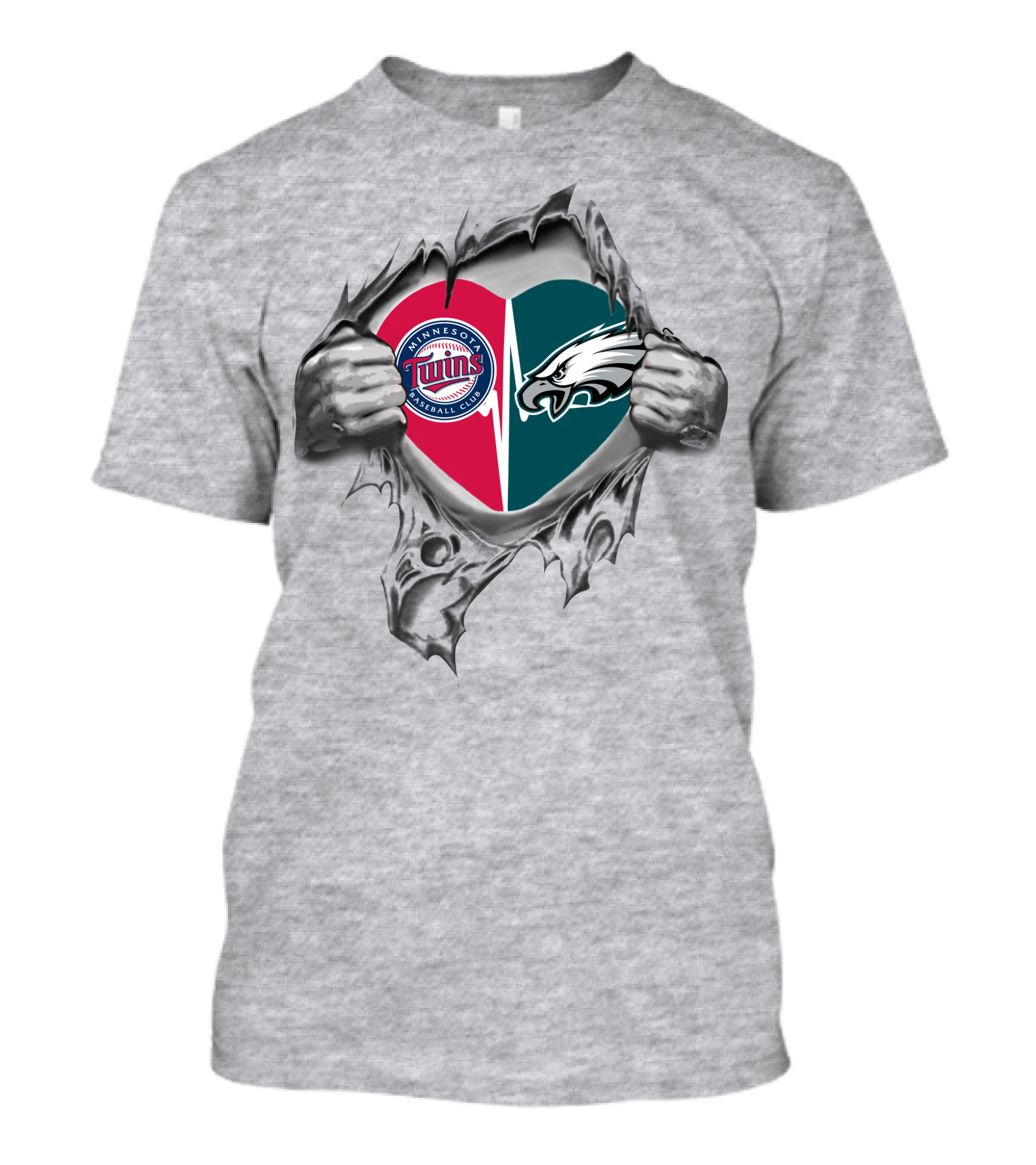 Minnesota Twins Philadelphia Eagles It's In My Heart T-Shirt