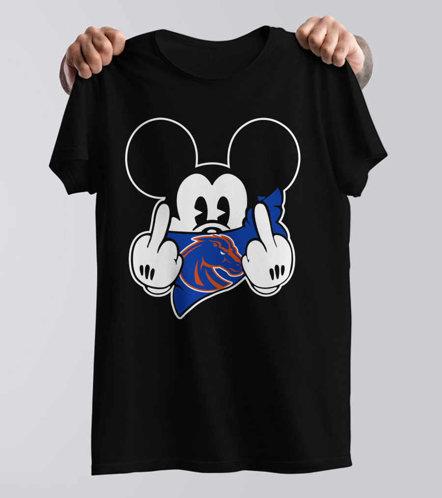 Boise State Broncos Mickey Ears Horse T-Shirt
