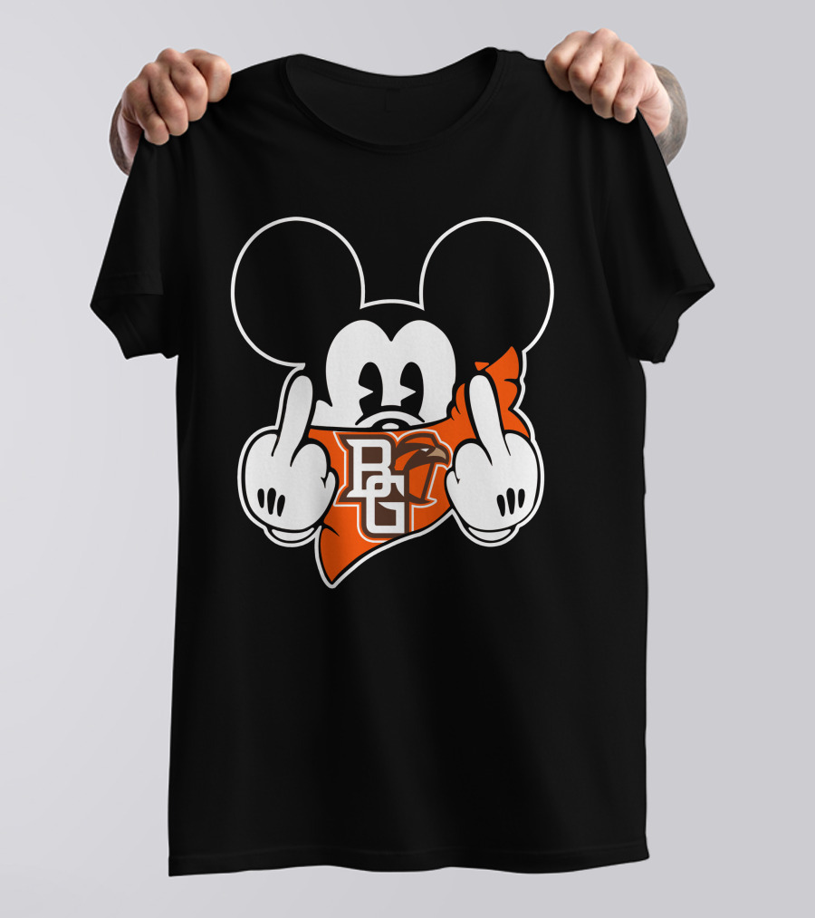 Bowling Green Falcons BG Middle Finger Mickey T-Shirt
