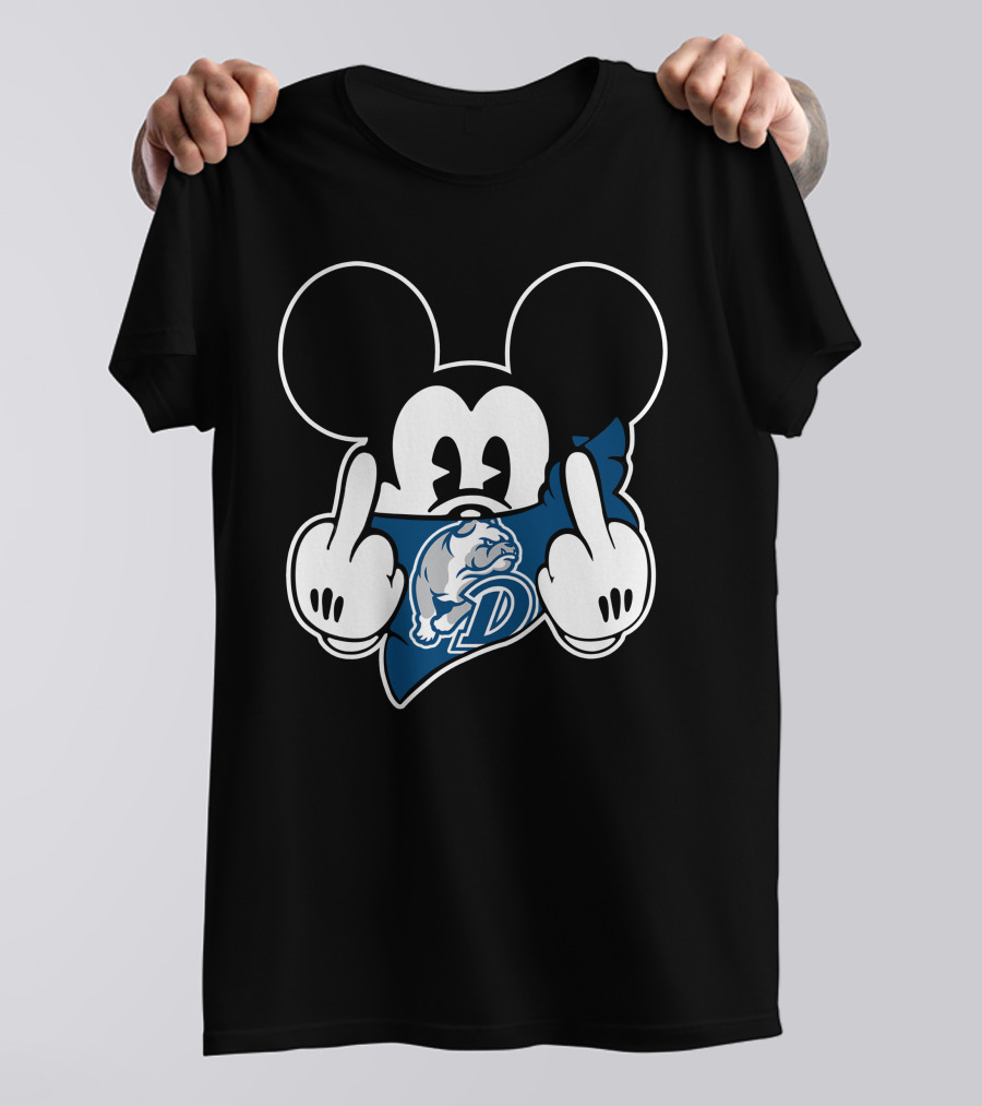 Drake Bulldogs Mickey Mouse Sports Spirit T-Shirt