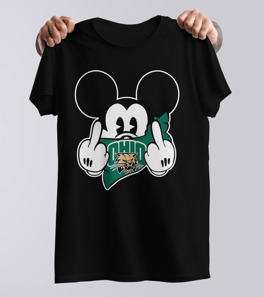 Ohio Bobcats Mickey Gesture T-Shirt