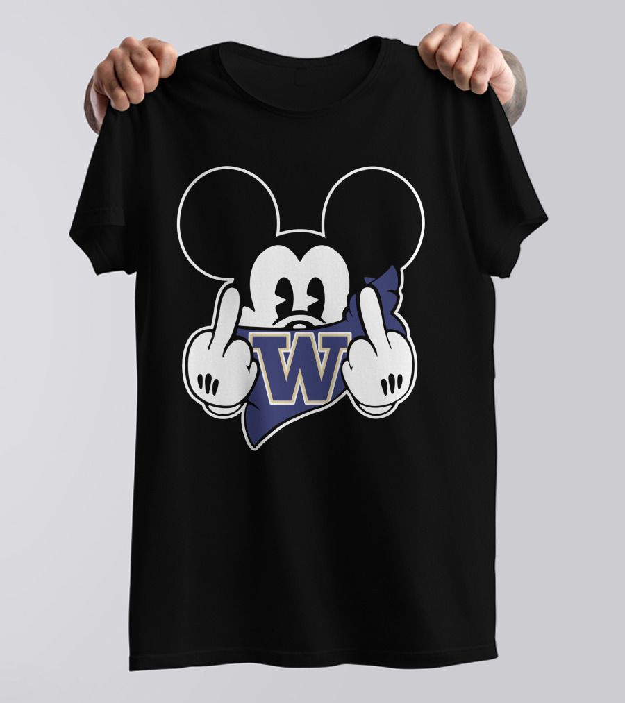 Mickey Mouse Washington Huskies讚 T-Shirt