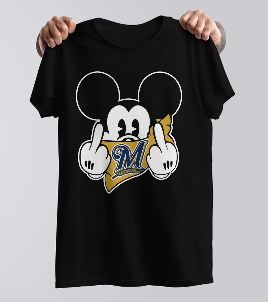 Mickey Brewers M Bandana Gesture T-Shirt