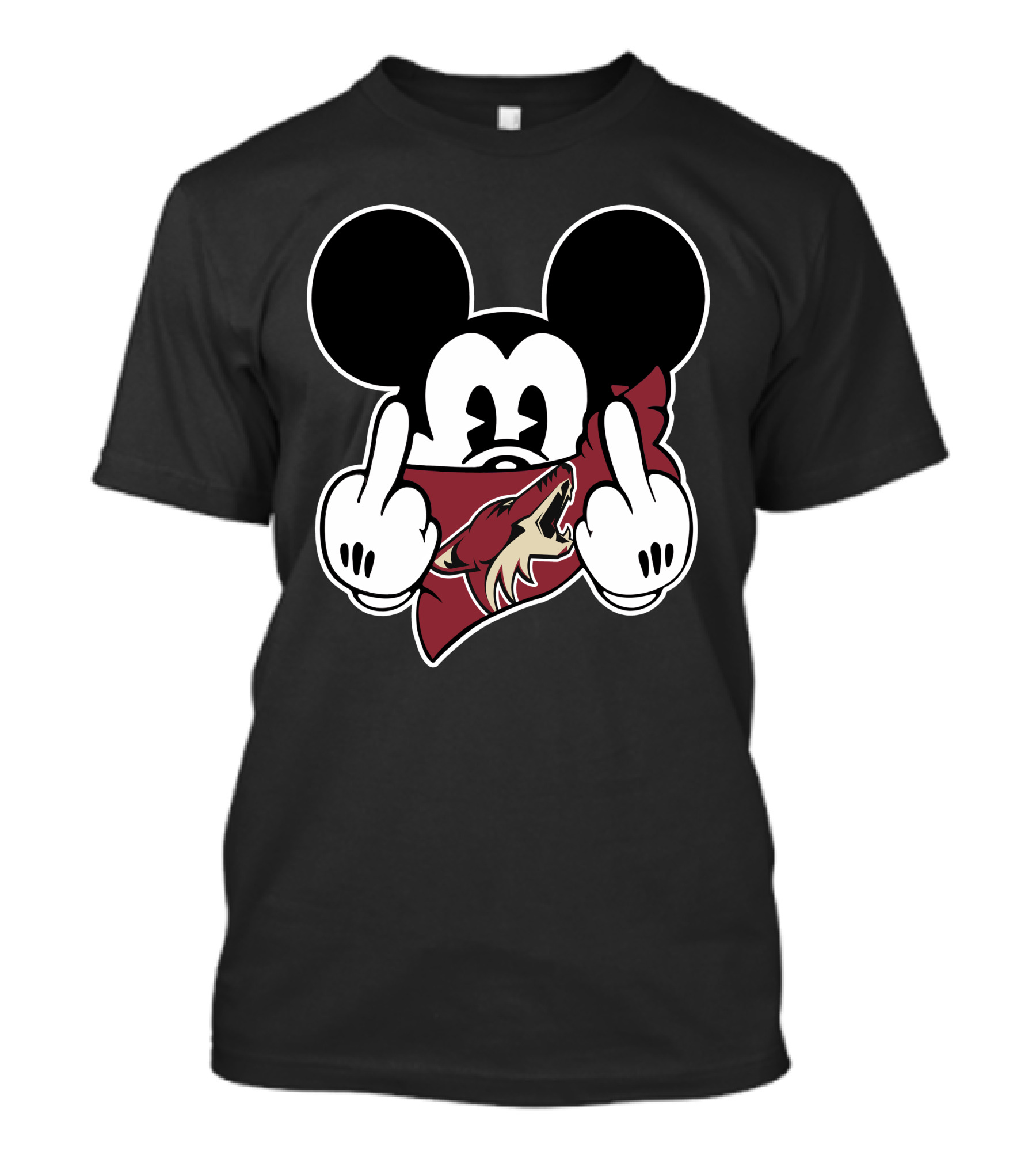 Coyotes Mickey Mouse Gesture T-Shirt